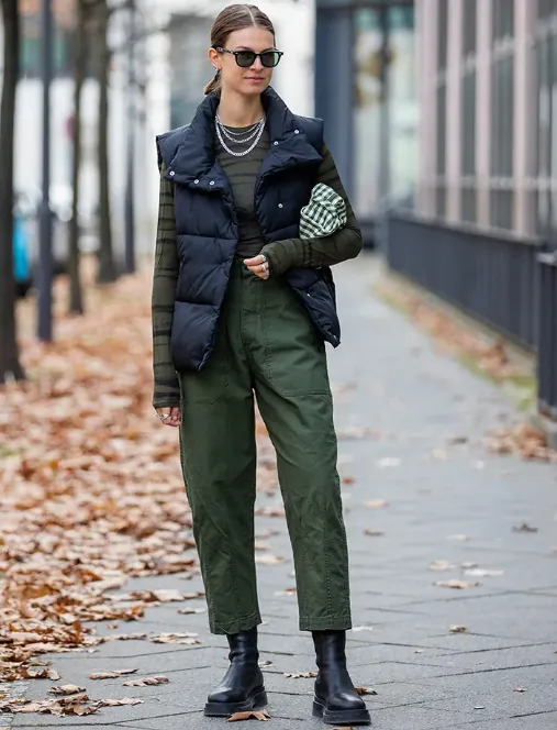 The Green Top and Cargo Pants